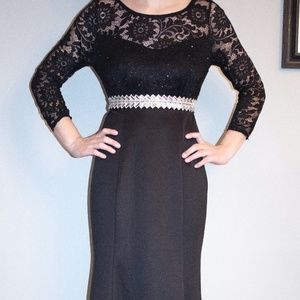 Black Floor Length Gown